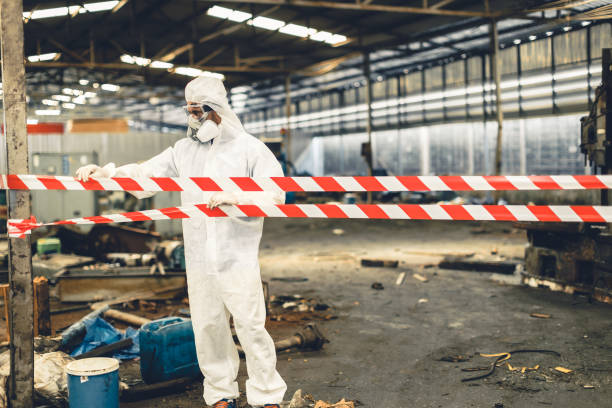 Professional Odor Removal technician working in Beverly, MA